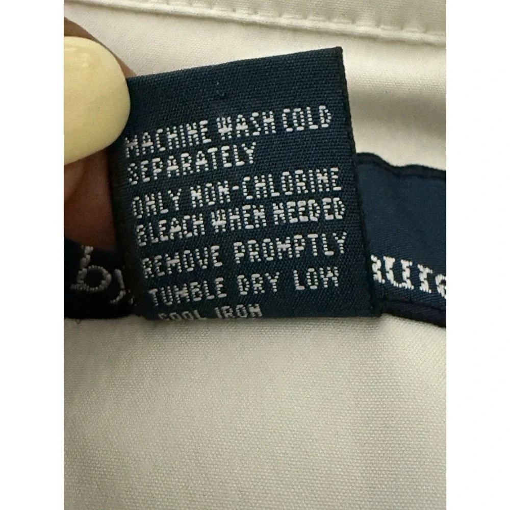 VTG 90s Polo Ralph Lauren Men Jacket XL White Black Stripe Harrington Lined Mesh